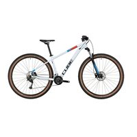 BICICLETA CUBE AIM SLX White Blue Red 2023 cadru XS (14") - roti 27.5"