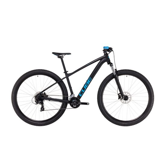 BICICLETA CUBE AIM Black Blue 2023 cadru XS (14") - roti 27.5"