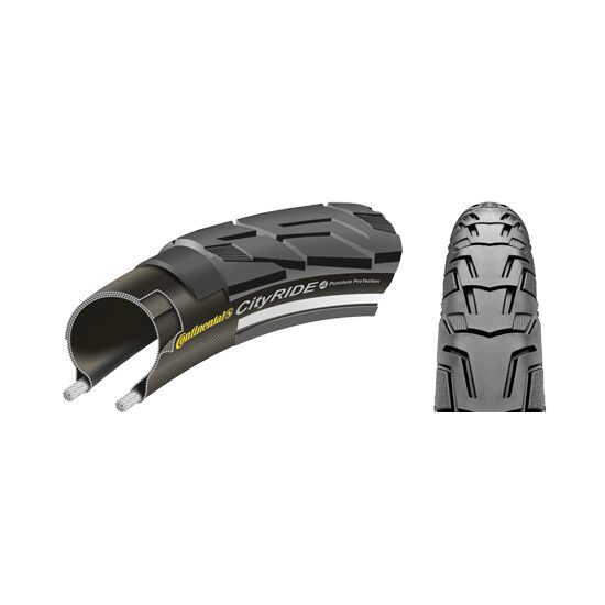 Anvelopa Continental CityRide II Reflex  Puncture-ProTection 37-622 28*1 3/8*1 5/8 negru