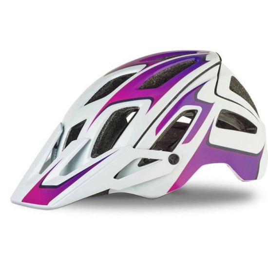 Casca SPECIALIZED Ambush - Gloss White/Acid Pink Fade L