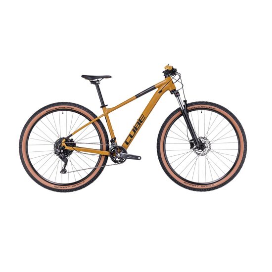 BICICLETA CUBE AIM EX Caramel Black 2023 cadru S (16") - roti 27.5"