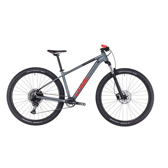 BICICLETA CUBE ANALOG Flashgrey Red 2023 cadru XL (22") - roti 29