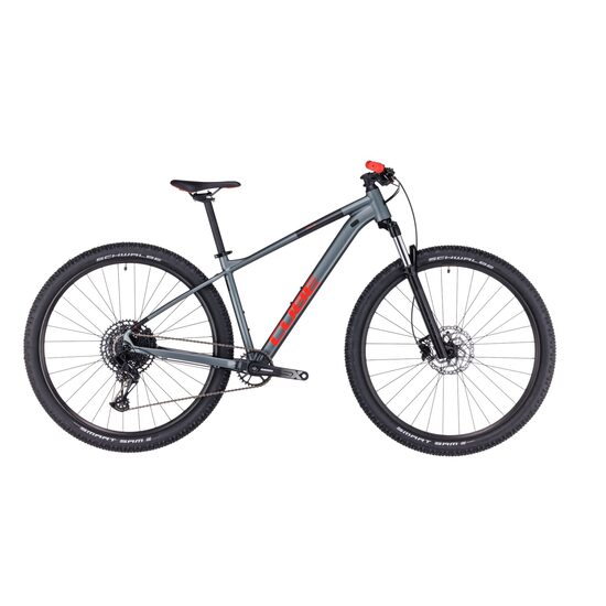 BICICLETA CUBE ANALOG Flashgrey Red 2023 cadru L (20") - roti 29"