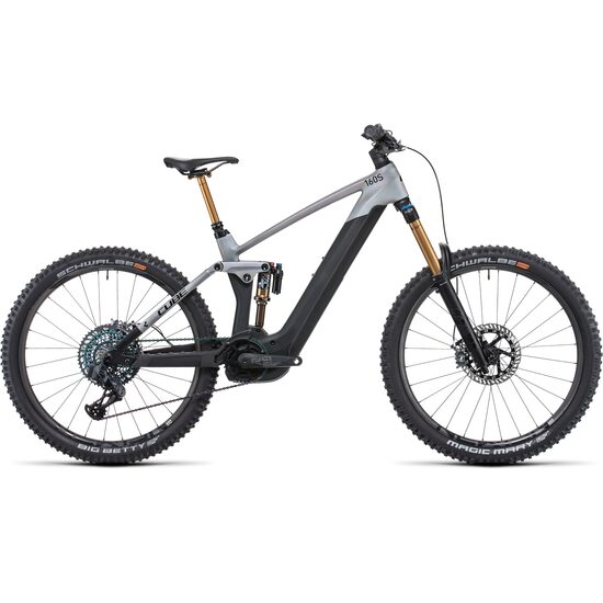 BICICLETA CUBE STEREO HYBRID 160 HPC SLT 625/750 27.5 PRIZMSILVER CARBON 2022 CADRU 18" (M) - BATERIE 750