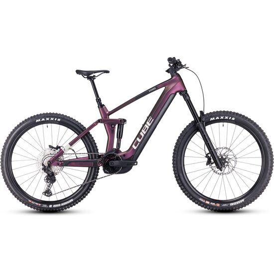 BICICLETA ELECTRICA E-BIKE CUBE STEREO HYBRID 160 HPC SLX 750 27.5 MOLOTOV GREY 2023 cadru L (20") - roti 27.5