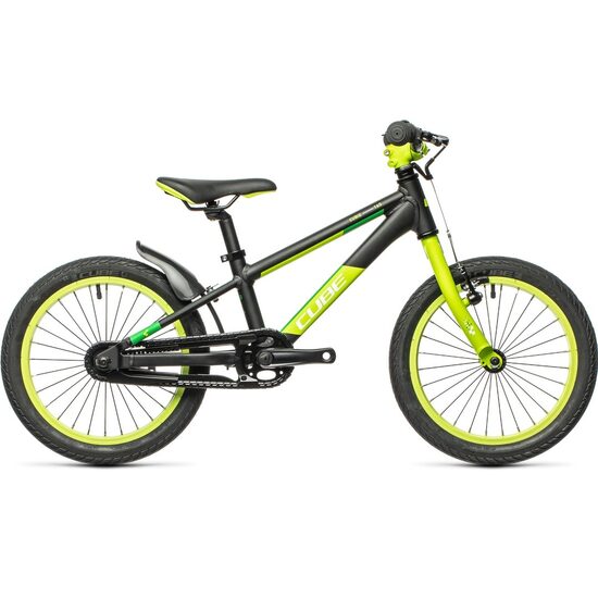BICICLETA CUBE CUBIE 160 BLACK GREEN 16"