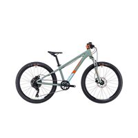 BICICLETA COPII CUBE ACID 240 DISC GREEN ORANGE 2023 ROTI 24"