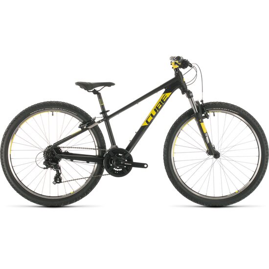 BICICLETA CUBE ACID 260 BLACK YELLOW ROTI 26"