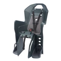 Scaun Polisport Koolah, spate cu prindere portpagaj, gri/argintiu, 539000210100