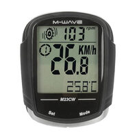 Bike Computer Wireless M-WAVE ”M23CW”  23 Functii