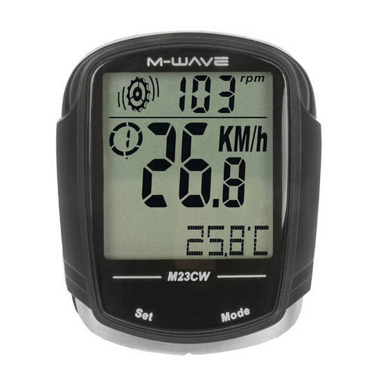 Bike Computer Wireless M-WAVE ”M23CW”  23 Functii