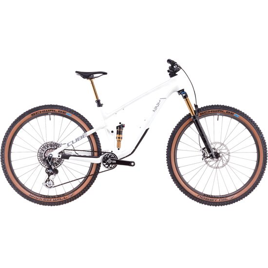 BICICLETA CUBE STEREO ONE22 C:62 SLT 29 METALLICWHITE BLACK 2025 XL