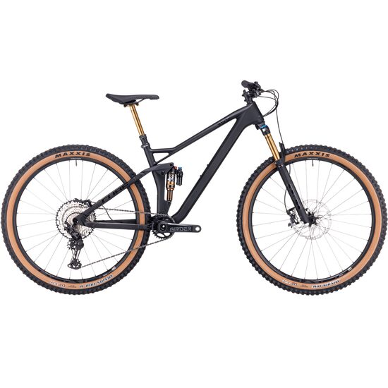 BICICLETA CUBE STEREO ONE22 HPC EX CARBON BLACK 2024 XL