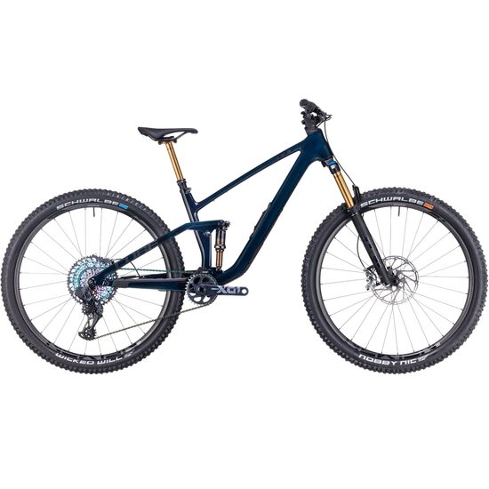 BICICLETA CUBE STEREO ONE44 C:68X SLT LIQUIDBLUE BLACK 2024 L