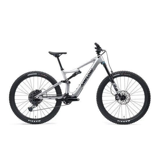 BICICLETA ELECTRICA AMFLOW PL CARBON SATIN SILVER 2026 L