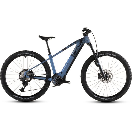 BICICLETA ELECTRICA CUBE REACTION HYBRID SLT 800 HAZEBLUE FUME 2026 cadru L (20") - roti 29