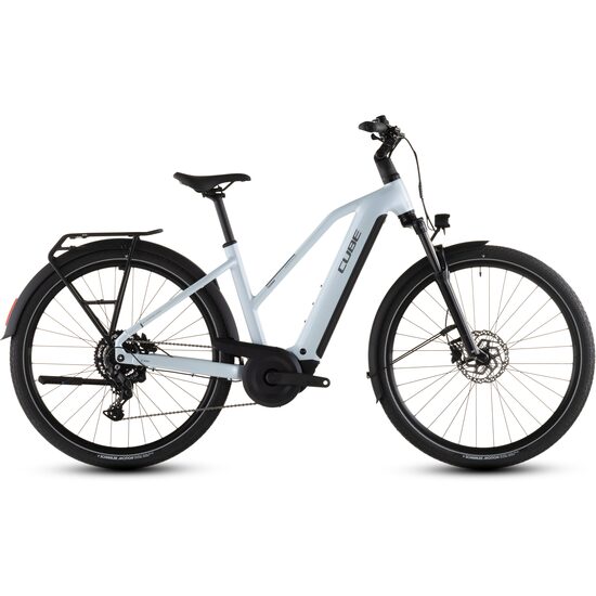 BICICLETA ELECTRICA CUBE TOURING HYBRID ONE 600 TRAPEZE GLACIER REFLEX 2026 50 cm