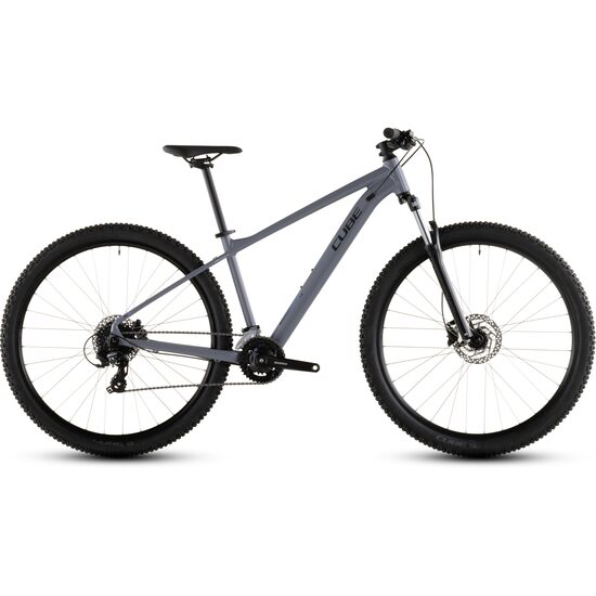 BICICLETA CUBE AIM ONE SMOKE BLACK 2026 cadru XS (14") - roti 27.5