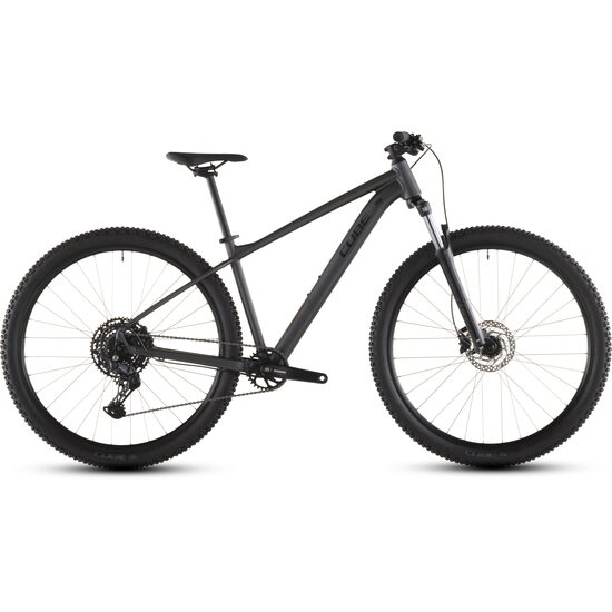 BICICLETA CUBE AIM PRO SLATEBLACK BLACK 2026 cadru XS (14") - roti 27.5