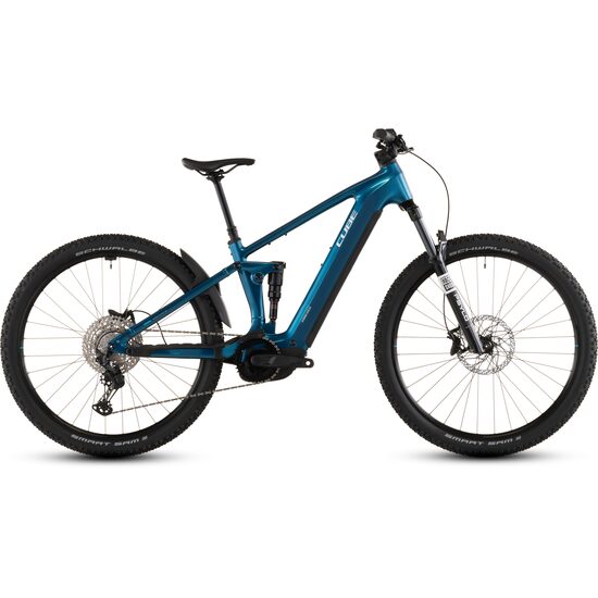 BICICLETA ELECTRICA CUBE STEREO HYBRID ONE22 RACE 800 ELECTRICBLUE WHITE 2026 cadru L (20") - roti 29