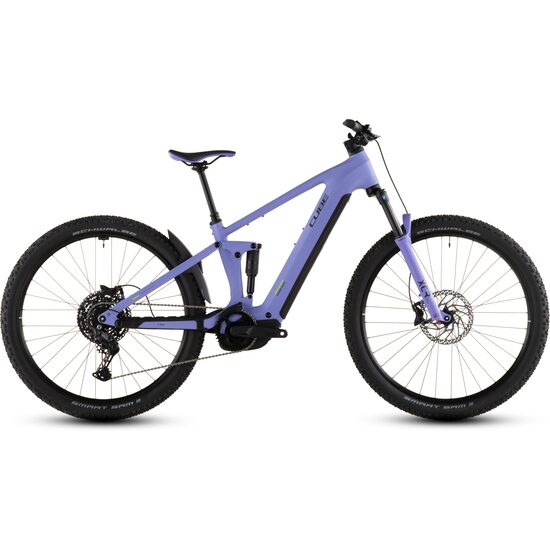 BICICLETA ELECTRICA CUBE STEREO HYBRID ONE22 PRO 600 LUCIDLILAC LIME 2026 cadru M (18") - roti 29