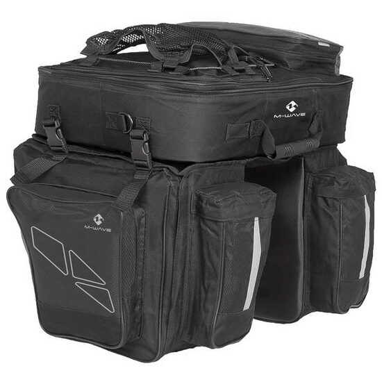 Geanta Portbagaj 3 Piese M-WAVE ”AMSTERDAM TRIPLE” Neagra