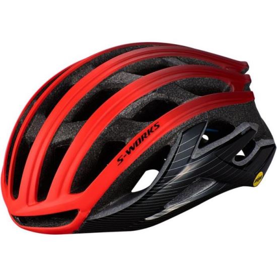 Casca SPECIALIZED S-Works Prevail II MIPS with ANGi - Rocket Red/Crimson/Black 