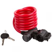 Antifurt cu Cheie M-WAVE ”S 10.18” Rosu