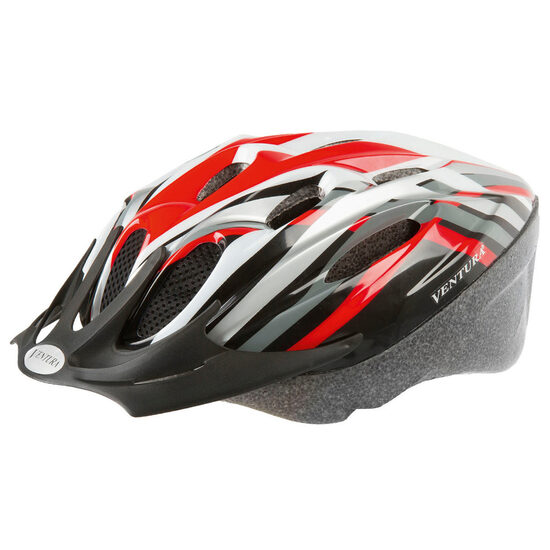 Casca Ciclism VENTURA Negru/Rosu M(53-57 cm)