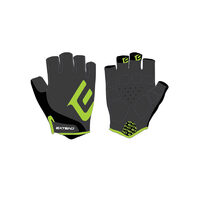 Manusi Ciclism EXTEND GRISP M Negru/Lime