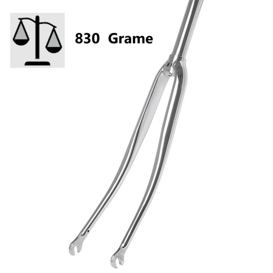 Furca Fixa Road SXT 700C  1” CrMo Silver 