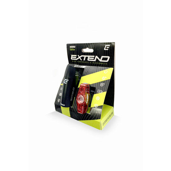 Set Lumini cu Baterii EXTEND NIRRO, 100 lm + 4 lm