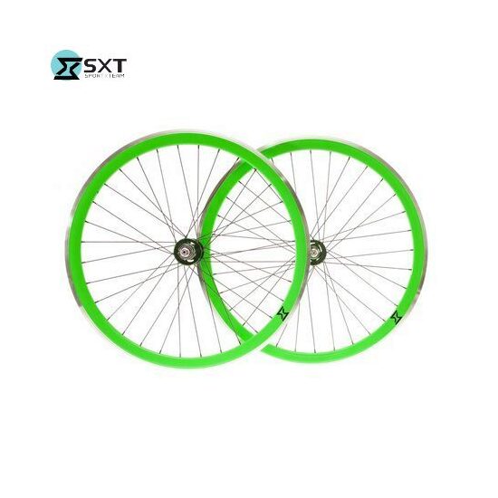 Set Roti Single Speed/Fixie SXT 700-32H 40 mm  Verde