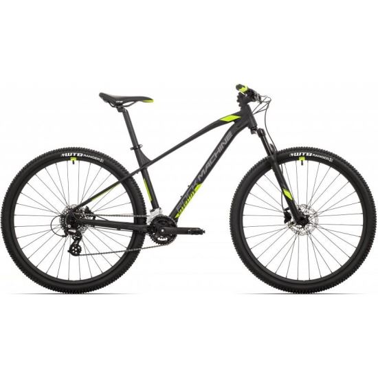 Bicicleta Rock Machine 29 Manhattan 40-29 Negru/Galben Neon 