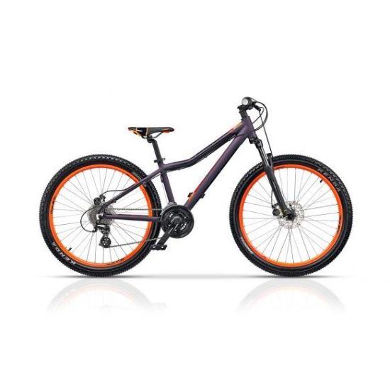 BICICLETA COPII MTB CROSS REBEL GIRL 26 - MOV | 10-13 ANI