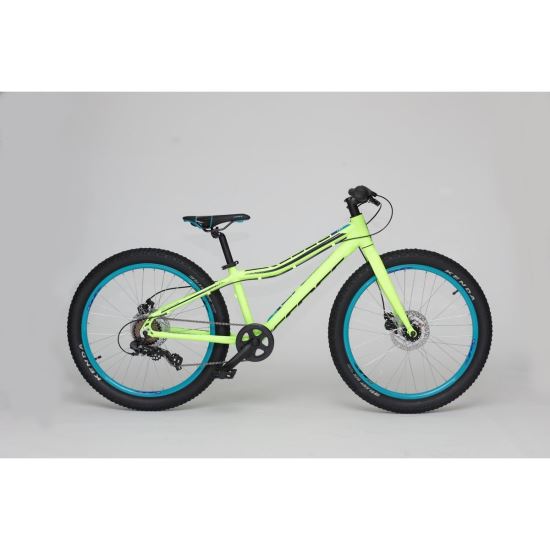 BICICLETA COPII MTB CROSS REBEL BOY 24 - VERDE | 8-10 ANI