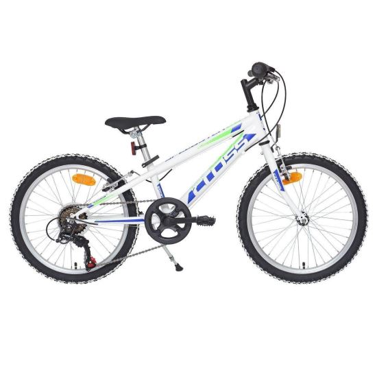 Bicicleta CROSS Speedster otel  20'' junior  Alb