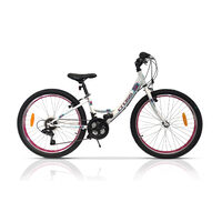 Bicicleta Copii CROSS Alissa 24'' junior  Alb
