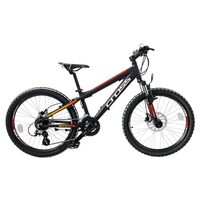 BICICLETA COPII MTB CROSS GRAVITO 24 HDB - ROSU 