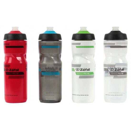 Bidon apa Zefal Sense Pro 80 transparent gri/negru, 1461