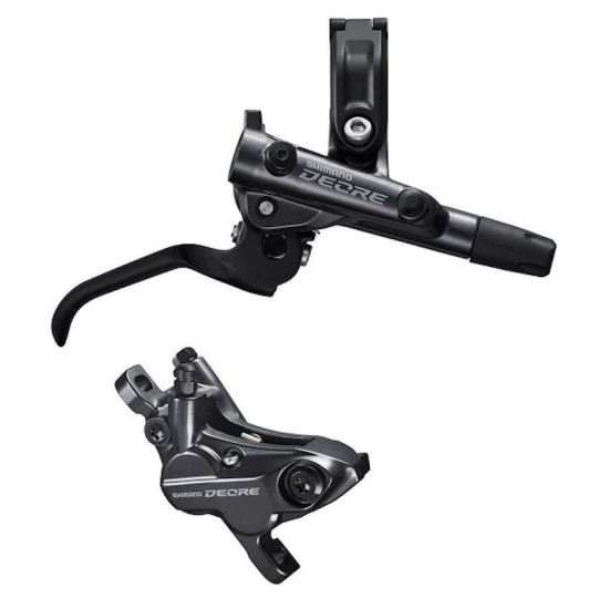 FRANA PE DISC SET ASAMBLAT SHIMANO, J-KIT, DEORE BL-M6100(L), BR-M6120(R), F ADAPTOR, PLACUTE METAL, EM61201JLRXMA170