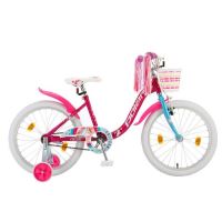 Bicicleta Copii Polar Unicorn Single - 20 Inch  Roz