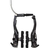 FRANA V-BRAKE SHIMANO ALIVIO BR-T4000, SPATE, X-TYPE (SAIBA SUBTIRE IN EXTERIOR), SABOTI S65T, SURUBURI 16.0/25.0MM, TUBE 90D, NEGRU, AMBALAT IND.