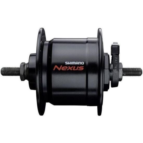 Butuc fata Shimano Nexus DH-C3000-3N-NT Hub Dynamo - Frana pe janta -  negru