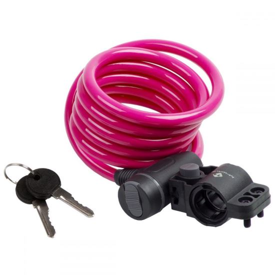 Antifurt cu Cheie M-WAVE ”S 10.18” Roz