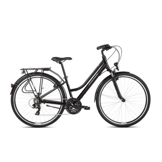 Bicicleta KROSS TRANS 1.0 28" L DAMA NEGRU-GRI KRTR1Z28X19W002482