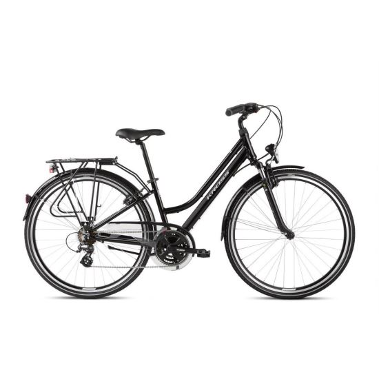 Bicicleta KROSS TRANS 2.0 28" M DAMA NEGRU-GRI KRTR2Z28X17W002512