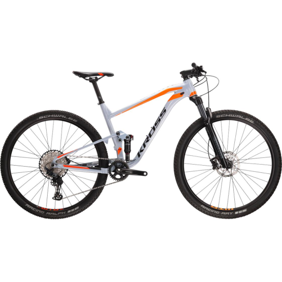 Bicicleta KROSS EARTH 2.0 29" M GRI-PORTOCALIU KRER2Z29X17M003038