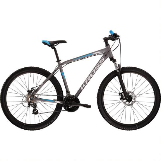 Bicicleta KROSS HEXAGON 3.0 27,5 L GRI ALBASTRU 