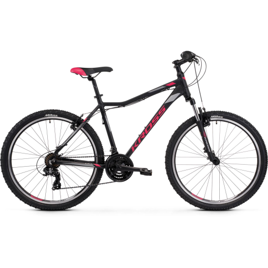 Bicicleta KROSS LEA 1.0 26" XS DAMA NEGRU-ROZ KRLE1Z26X15W001350 